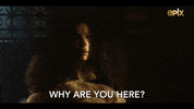 Confused What Are You Doing Here GIF by Britannia