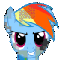 rainbow image STICKER