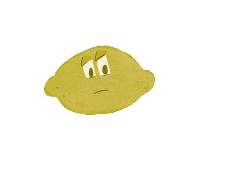 Angry Lemon Sticker