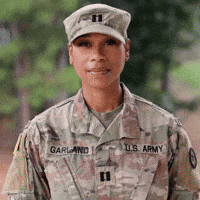 Serious Army GIF