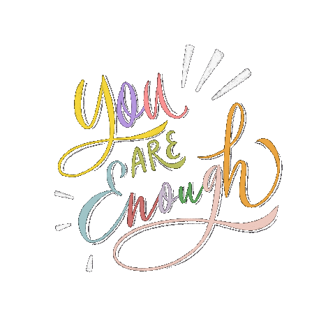 Redletterday You Are Enough Sticker