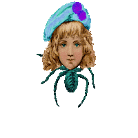 Creepy Cute Spider Sticker by TheGrungeMonkey