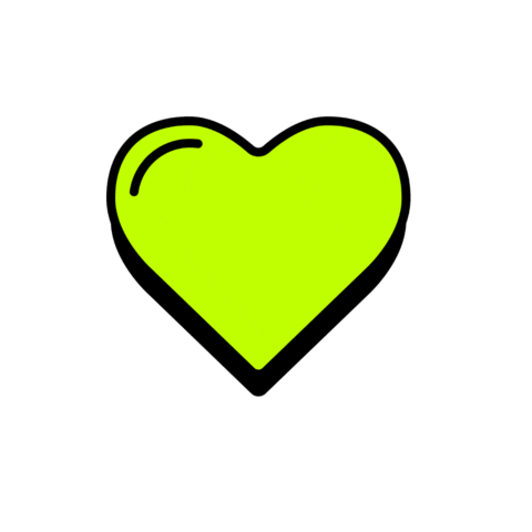 StudioTheY giphygifmaker love heart green Sticker