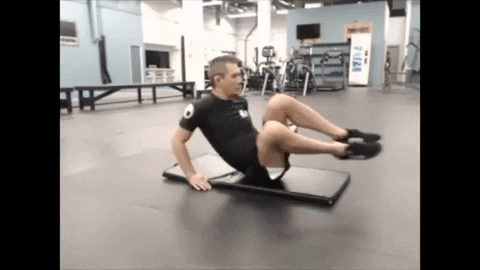 ritchieyip giphygifmaker abs crunches bodyweight exercises GIF