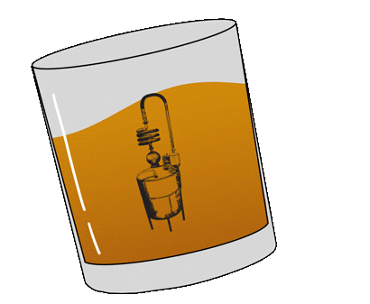 Drink Cheers Sticker by A. Smith Bowman