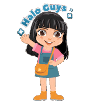 Halo Hello Sticker by Goldenrama