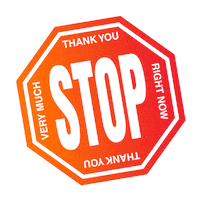 Topman Stop Right Now Sticker by TOPSHOP