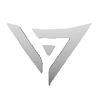 Flygohr logo white rotating flygohr Sticker