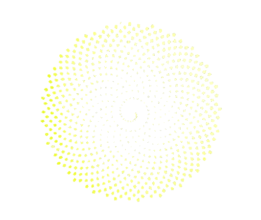 3D Flower Sticker by Quasi Crystals