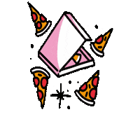 Pizzalady Sticker by Pizzanaut