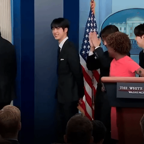 J-Hope claps.