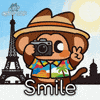 Travel Smile GIF by Chimpers