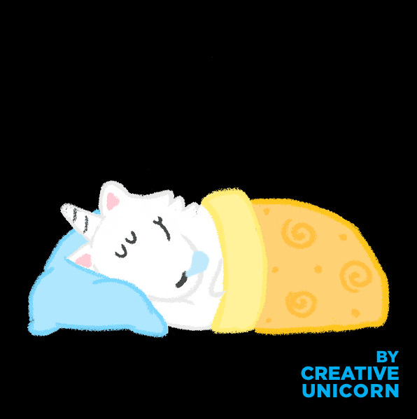Sleepy Night GIF by Creative Unicorn