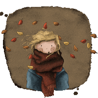 AngelinaBorgwardt autumn herbst blatter autumn vibes Sticker