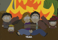 nervous bonfire GIF by South Park 