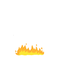 Fire Jump Sticker by Acai Story