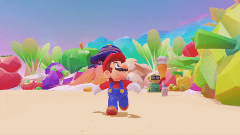 Super Mario Odyssey Games GIF