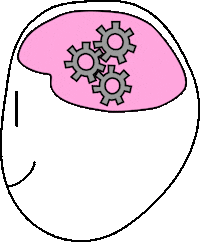 Edotora brains hersenen edotora brains as machine Sticker