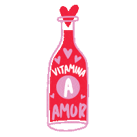 Bottle Love Sticker by Juver zumos