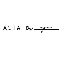 Aliabeyou Sticker by ALIA B.