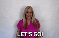 Happy Lets Go GIF by Vikki Downey