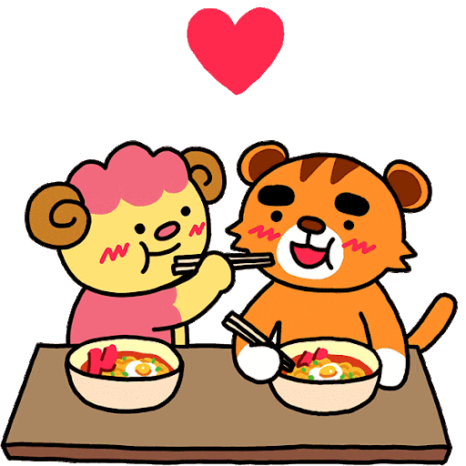 Happy I Love You Sticker by Holler Studios