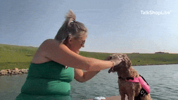 Dog Swimming GIF by TalkShopLive
