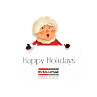 Mrs Clause Happy Holidays Sticker by royallepageurban