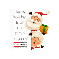 Santa Claus Christmas Sticker by royallepageurban