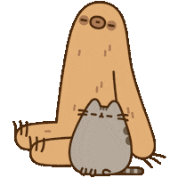 Sleepy Flower Sticker by Pusheen