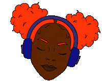 Jamming In The Zone Sticker by Trap Bob