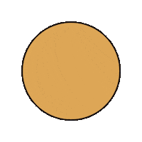Yellow Circle Sticker by The Arcoíris Design Co