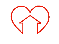 Heart House Sticker by dswohnbau_dsimmo