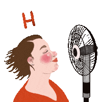 Summer Fan Sticker