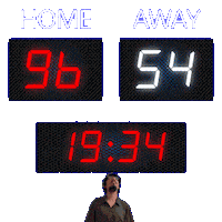 54 Away Sticker