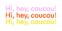 Beauty Hello Sticker by The Coucou Club