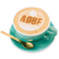 Coffee Latte Sticker by The Art of Being Female
