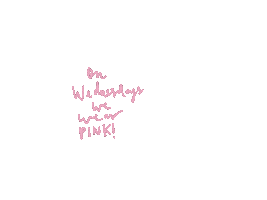 Mean Girls On Wednesdays We Wear Pink Sticker