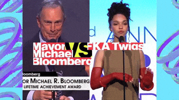Mike Bloomberg vs FKA twigs Webby 5-Word Speech