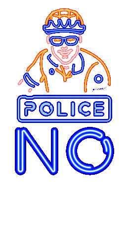 No More Police Sticker