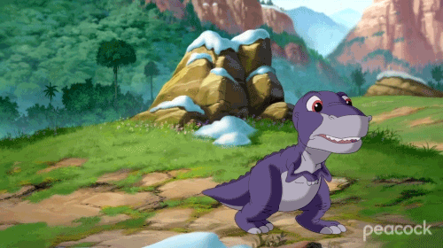 Looking Around Land Before Time GIF by PeacockTV