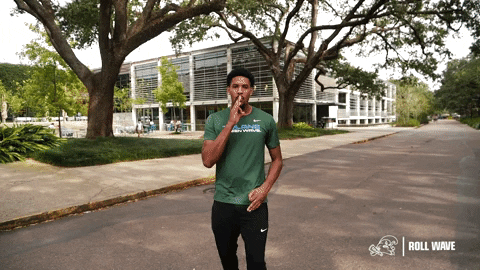 College Basketball Scott GIF by GreenWave