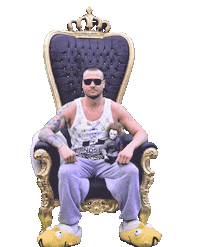 Gold King Sticker by Dr. Sindsen
