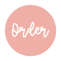 paigesillustrations pink circle order now small business Sticker