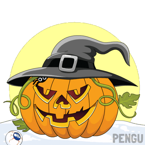 Trick Or Treat Halloween Sticker by Pudgy Penguins