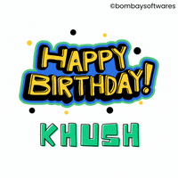 Excited Happy Birthday GIF by Bombay Softwares