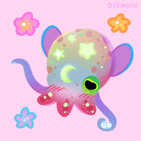 Marine Life Blush GIF by pikaole