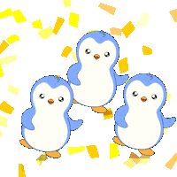 Happy Birthday Good Job Sticker by Pudgy Penguins