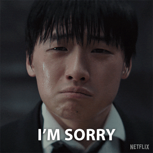 Im Sorry GIF by NETFLIX