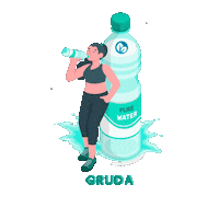 Agua Bebaagua Sticker by Atual Nutrição